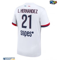 Moški Nogometni dresi Paris Saint-Germain Lucas Hernandez #21 Gostujoči 2025-26 Kratek Rokav